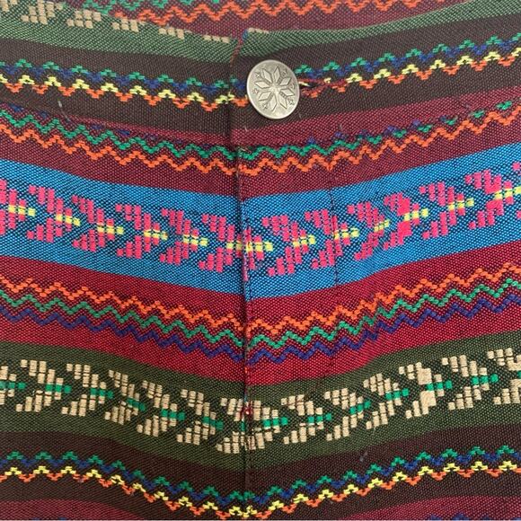 Anthropologie Multicolor Aztec Pattern Shorts - Picture 2 of 5